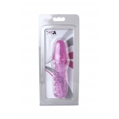 Розовая насадка с нежными шипами - 13,5 см. - Toyfa Basic - в Новом Уренгое купить с доставкой