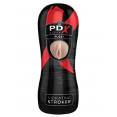 Мастурбатор-вагина Vibrating Pussy Stroker с вибрацией - Pipedream - в Новом Уренгое купить с доставкой