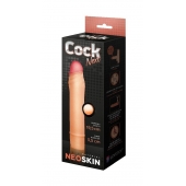 Телесная насадка-удлинитель из неоскин - 19,5 см. - LOVETOY (А-Полимер) - в Новом Уренгое купить с доставкой