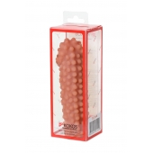 Телесная насадка на фаллос с бугорками KOKOS Extreme Sleeve 10 - 15,8 см. - KOKOS - в Новом Уренгое купить с доставкой