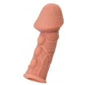 Насадка на фаллос с пузыриками, венками и ребристостью KOKOS Extreme Sleeve 09 - 12,7 см. - KOKOS - в Новом Уренгое купить с доставкой
