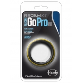 Черно-желтое силиконовое эрекционное кольцо Silicone Go Pro Cock Ring - Blush Novelties - в Новом Уренгое купить с доставкой