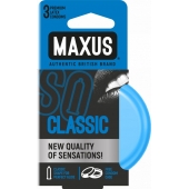 Классические презервативы в железном кейсе MAXUS Classic - 3 шт. - Maxus - купить с доставкой в Новом Уренгое