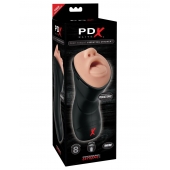 Мастурбатор-ротик Deep Throat Vibrating Stroker - Pipedream - в Новом Уренгое купить с доставкой