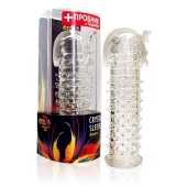 Закрытая прозрачная насадка на пенис Crystal Sleeve Faraon - 13,5 см. - Erowoman-Eroman - в Новом Уренгое купить с доставкой