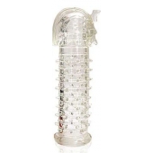 Закрытая прозрачная насадка на пенис Crystal Sleeve Faraon - 13,5 см. - Erowoman-Eroman - в Новом Уренгое купить с доставкой