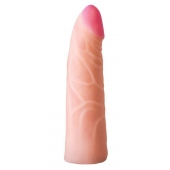 Фаллическая насадка на трусики харнесс - 17,5 см. - LOVETOY (А-Полимер) - купить с доставкой в Новом Уренгое