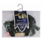 Черный пояс-трусики с двумя насадками Soft-Dolli - 16,5 и 10,5 см. - LOVETOY (А-Полимер) - купить с доставкой в Новом Уренгое