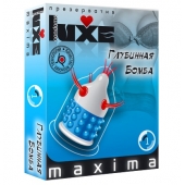 Презерватив LUXE Maxima  Глубинная бомба  - 1 шт. - Luxe - купить с доставкой в Новом Уренгое