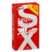 Утолщенные презервативы Sagami Xtreme Feel Long с точками - 10 шт. - Sagami - купить с доставкой в Новом Уренгое