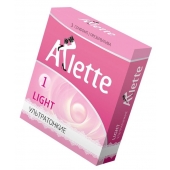 Ультратонкие презервативы Arlette Light - 3 шт. - Arlette - купить с доставкой в Новом Уренгое