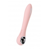 Розовый силиконовый вибратор с электростимуляцией GALVANI VIBE - 21 см. - ToyFa - купить с доставкой в Новом Уренгое