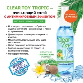 Очищающий спрей для игрушек CLEAR TOY Tropic - 100 мл. - Биоритм - купить с доставкой в Новом Уренгое