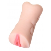 Телесный двусторонний мастурбатор Rich Fruit - вагина и анус - ToyFa - в Новом Уренгое купить с доставкой