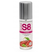 Смазка на водной основе S8 Flavored Lube со вкусом вишни - 125 мл. - Stimul8 - купить с доставкой в Новом Уренгое