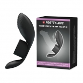 Черное кольцо на пенис с вибрацией Vibration Penis Sleeve - Baile - в Новом Уренгое купить с доставкой