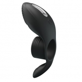 Черное кольцо на пенис с вибрацией Vibration Penis Sleeve - Baile - в Новом Уренгое купить с доставкой