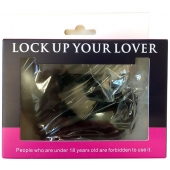 Черные меховые наручники Love с ключиками - Baile - купить с доставкой в Новом Уренгое