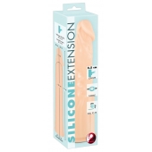 Телесная насадка-удлинитель Silicone Extension - 19 см. - Orion - в Новом Уренгое купить с доставкой