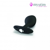 Черная пробка Mystim Rocking Vibe S с возможностью подключения к электростимулятору - 9,7 см. - MyStim - купить с доставкой в Новом Уренгое