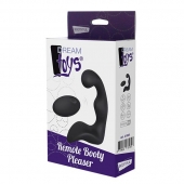 Черный вибромассажер простаты REMOTE BOOTY PLEASER - Dream Toys - в Новом Уренгое купить с доставкой