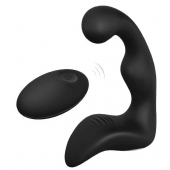 Черный вибромассажер простаты REMOTE BOOTY PLEASER - Dream Toys - в Новом Уренгое купить с доставкой