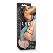 Телесный мастурбатор-ротик Angie - Blush Novelties - в Новом Уренгое купить с доставкой