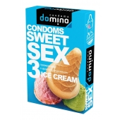 Презервативы для орального секса DOMINO Sweet Sex с ароматом мороженого - 3 шт. - Domino - купить с доставкой в Новом Уренгое