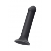 Черный фаллос на присоске Silicone Bendable Dildo XL - 20 см. - Strap-on-me - купить с доставкой в Новом Уренгое