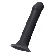 Черный фаллос на присоске Silicone Bendable Dildo XL - 20 см. - Strap-on-me - купить с доставкой в Новом Уренгое