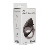Черное эрекционное виброкольцо Pure Passion Sunset - Lola Games - в Новом Уренгое купить с доставкой