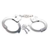Металлические наручники Beginner s Metal Cuffs - Pipedream - купить с доставкой в Новом Уренгое