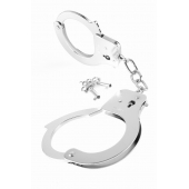Металлические серебристые наручники Designer Metal Handcuffs - Pipedream - купить с доставкой в Новом Уренгое