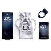 Темно-серое эрекционное кольцо Vibrating Love Ring с вибрацией - Fifty Shades of Grey - в Новом Уренгое купить с доставкой