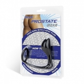 Стимулятор простаты с фиксацией эрекционным кольцом Prostate Gear - BlueLine - в Новом Уренгое купить с доставкой