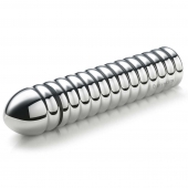 Рельефный фаллос для интенсивного электросекса Groovey George - 20 см. - MyStim - купить с доставкой в Новом Уренгое