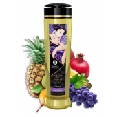 Массажное масло Libido Exotic Fruits с ароматом экзотических фруктов - 240 мл. - Shunga - купить с доставкой в Новом Уренгое