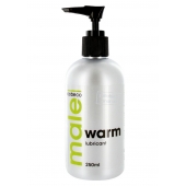 Лубрикант с согревающим эффектом MALE Cobeco Warm Lubricant - 250 мл. - Cobeco - купить с доставкой в Новом Уренгое