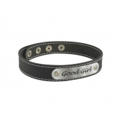 Чокер с белой строчкой Good Girl - Sitabella - купить с доставкой в Новом Уренгое