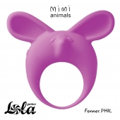 Фиолетовое эрекционное кольцо Fennec Phil - Lola Games - в Новом Уренгое купить с доставкой