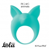 Зеленое эрекционное кольцо Kitten Kyle - Lola Games - в Новом Уренгое купить с доставкой