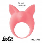 Оранжевое эрекционное кольцо Kitten Kyle - Lola Games - в Новом Уренгое купить с доставкой
