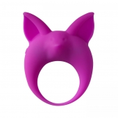 Фиолетовое эрекционное кольцо Kitten Kyle - Lola Games - в Новом Уренгое купить с доставкой