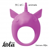 Фиолетовое эрекционное кольцо Unicorn Alfie - Lola Games - в Новом Уренгое купить с доставкой