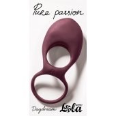Бордовое эрекционное виброкольцо Daydream - Lola Games - в Новом Уренгое купить с доставкой