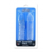 Комплект из 2 прозрачных насадок на пенис PENIS EXTENDER PACK - Dream Toys - в Новом Уренгое купить с доставкой
