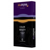 Разноцветные презервативы DOMINO Colour Beauty - 6 шт. - Domino - купить с доставкой в Новом Уренгое