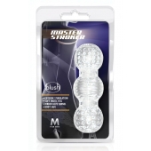 Прозрачный фигурный мастурбатор Master Stroker - Blush Novelties - в Новом Уренгое купить с доставкой