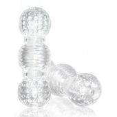 Прозрачный фигурный мастурбатор Master Stroker - Blush Novelties - в Новом Уренгое купить с доставкой
