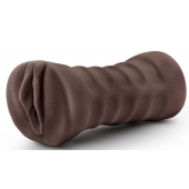 Коричневый мастурбатор-вагина Hot Chocolate Brianna - Blush Novelties - в Новом Уренгое купить с доставкой